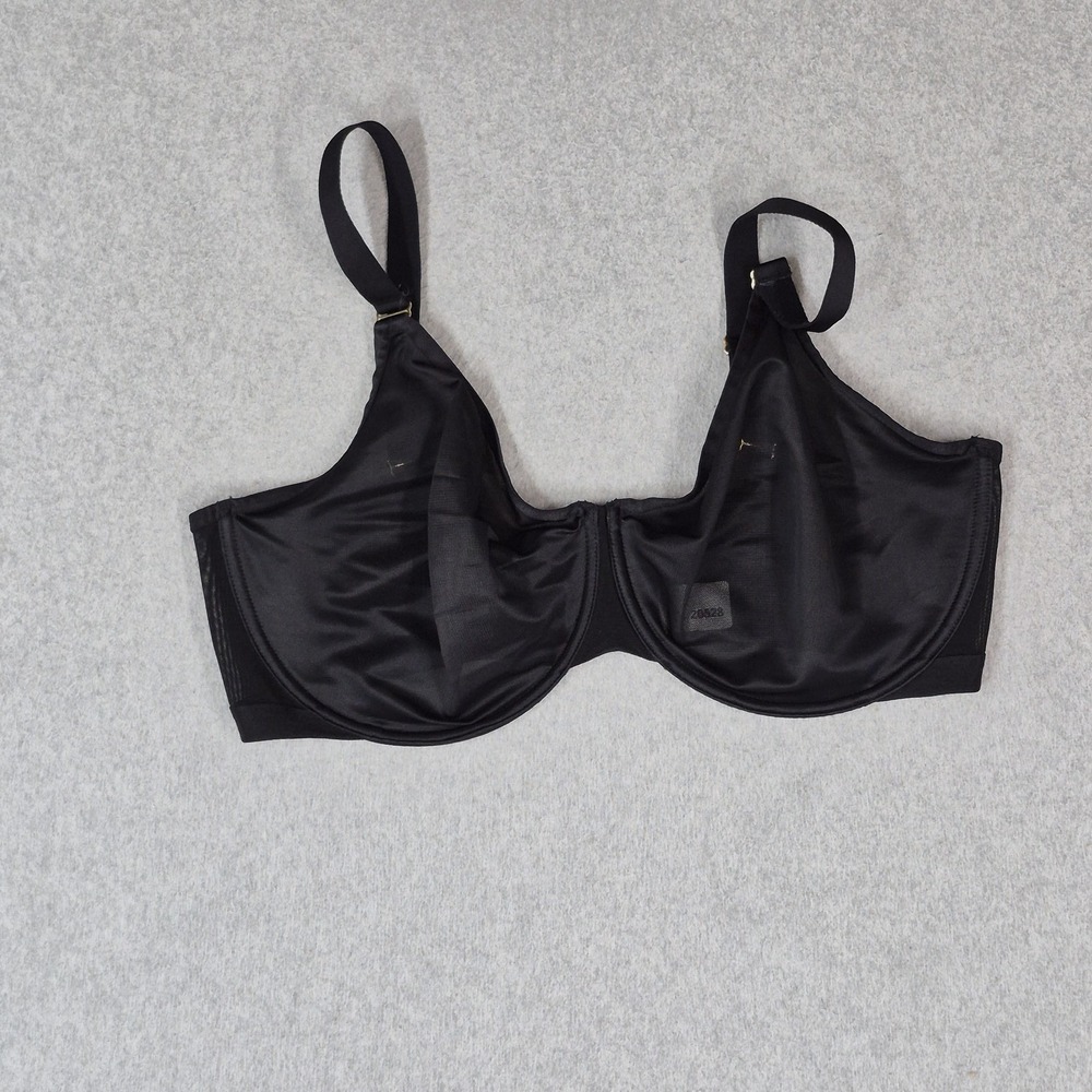 Soma Women Bra 40DDD Black Unlined Minimizer Underwired Strap